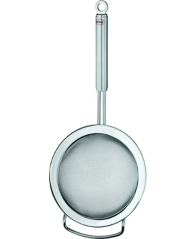 Rosle 8" Round Handle Strainer In Silver