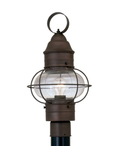 Designer's Fountain Designers Fountain Nantucket Post Lantern In Brown