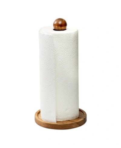 Honey Can Do Acacia Paper Towel Holder In Natural
