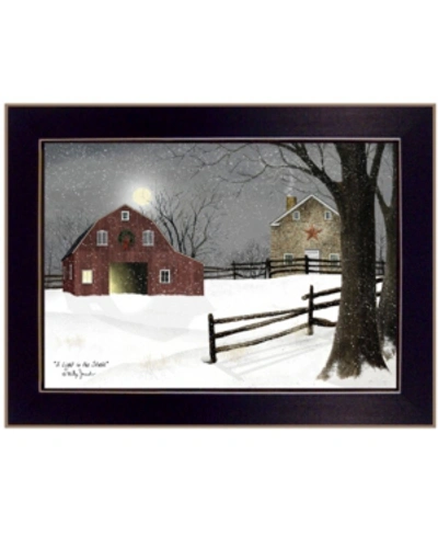 Trendy Decor 4u Light In The Stable By Billy Jacobs, Ready To Hang Framed Print, Black Frame, 26" X 20" In Multi