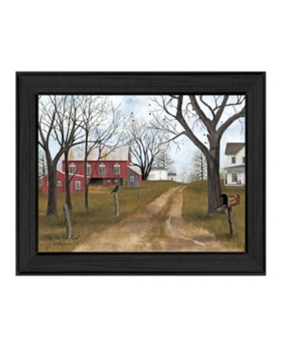 Trendy Decor 4u The Old Dirt Road By Billy Jacobs, Printed Wall Art, Ready To Hang, Black Frame, 18" X 14" In Multi