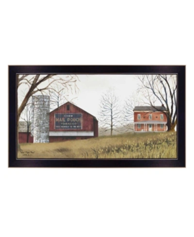 Trendy Decor 4u Mail Pouch Barn By Billy Jacobs, Printed Wall Art, Ready To Hang, Black Frame, 30" X 16" In Multi