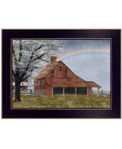 Trendy Decor 4u His Promise By Billy Jacobs, Ready To Hang Framed Print, Black Frame, 18" X 14" In Multi