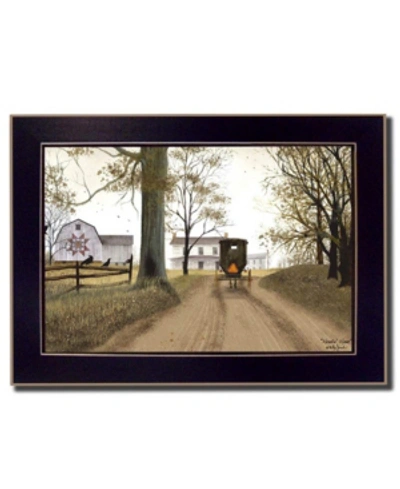 Trendy Decor 4u Headin' Home By Billy Jacobs, Printed Wall Art, Ready To Hang, Black Frame, 14" X 10" In Multi