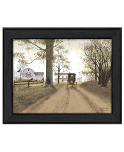 Trendy Decor 4u Headin' Home By Billy Jacobs, Printed Wall Art, Ready To Hang, Black Frame, 27" X 21" In Multi