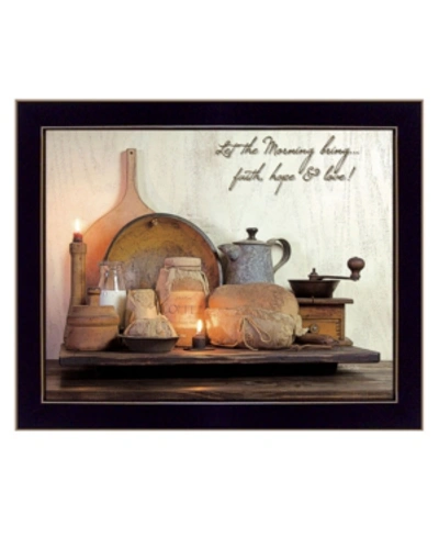 Trendy Decor 4u Faith, Hope And Love By Susan Boyer, Printed Wall Art, Ready To Hang, Black Frame, 18" X 14" In Multi