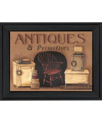 Trendy Decor 4u Antiques And Primitives By Pam Britton, Printed Wall Art, Ready To Hang, Black Frame, 19" X 15" In Multi