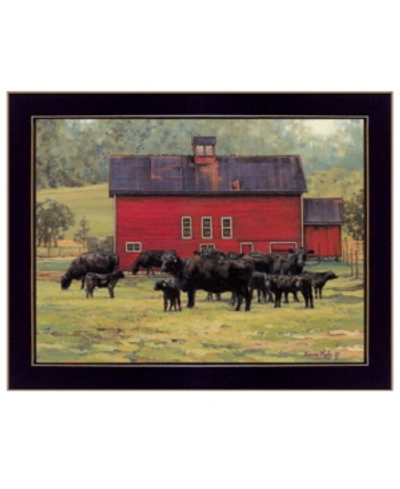 Trendy Decor 4u By The Red Barn By Bonnie Mohr, Ready To Hang Framed Print, Black Frame, 18" X 14" In Multi