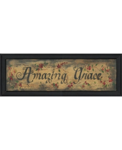Trendy Decor 4u Amazing Grace By Gail Eads, Printed Wall Art, Ready To Hang, Black Frame, 23" X 8" In Multi