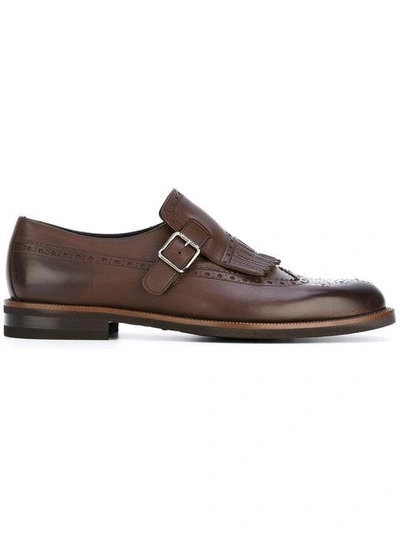 Ermenegildo Zegna Fringed Monk Shoes