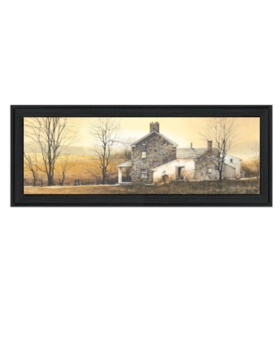 Trendy Decor 4u A New Day By John Rossini, Printed Wall Art, Ready To Hang, Black Frame, 21" X 9" In Multi