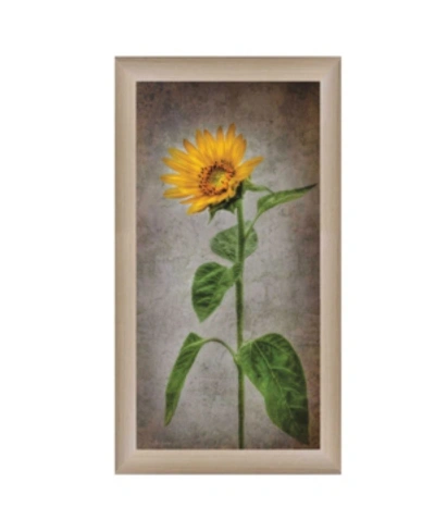 Trendy Decor 4u Sunflower Ii By Lori Deiter, Printed Wall Art, Ready To Hang, Beige Frame, 12" X 21" In Multi