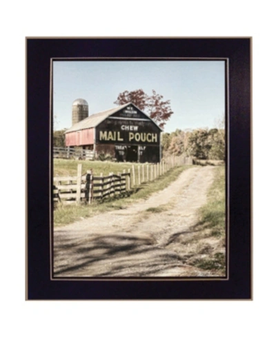 Trendy Decor 4u Mail Pouch Barn By Lori Deiter, Ready To Hang Framed Print, Black Frame, 14" X 18" In Multi