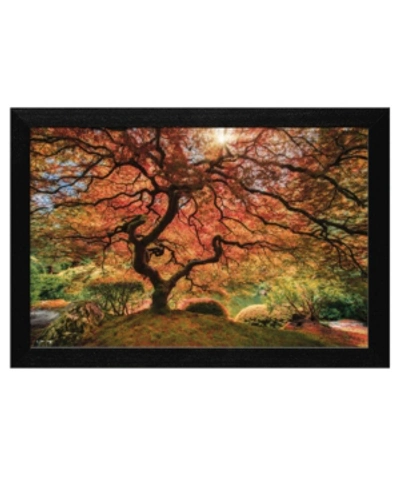 Trendy Decor 4u First Colors Of Fall By Moises Levy, Ready To Hang Framed Print, Black Frame, 20" X 14" In Multi