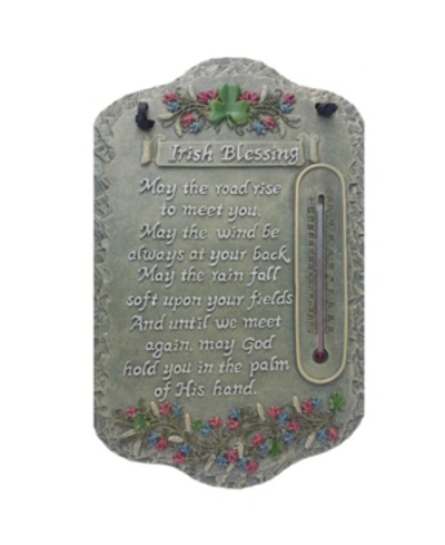 Trendy Decor 4u Welcome Sign, Irish Blessing Porch Decor, Resin Slate Plaque, Ready To Hang Decor, 7.75" X 13" In Multi