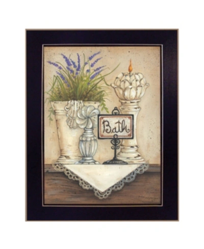 Trendy Decor 4u Bath By Mary June, Printed Wall Art, Ready To Hang, Black Frame, 10" X 12" In Multi