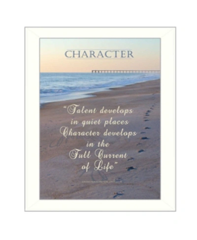 Trendy Decor 4u Character By Trendy Decor4u, Printed Wall Art, Ready To Hang, White Frame, 18" X 14" In Multi