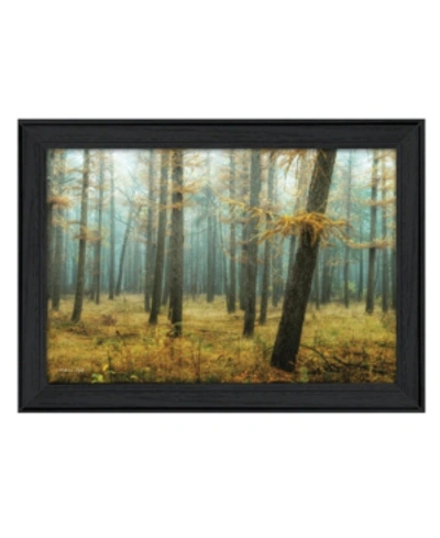 Trendy Decor 4u Holterberg In The Mist By Martin Podt, Printed Wall Art, Ready To Hang, Black Frame, 21" X 15" In Multi