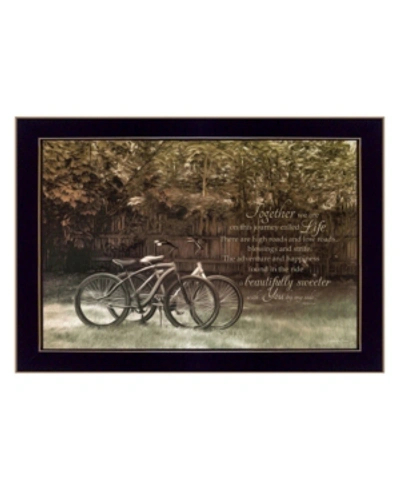 Trendy Decor 4u Journey Together By Robin-lee Vieira, Printed Wall Art, Ready To Hang, Black Frame, 20" X 14" In Multi