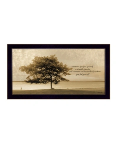 Trendy Decor 4u Find Yourself By Robin-lee Vieira, Printed Wall Art, Ready To Hang, Black Frame, 20" X 11" In Multi