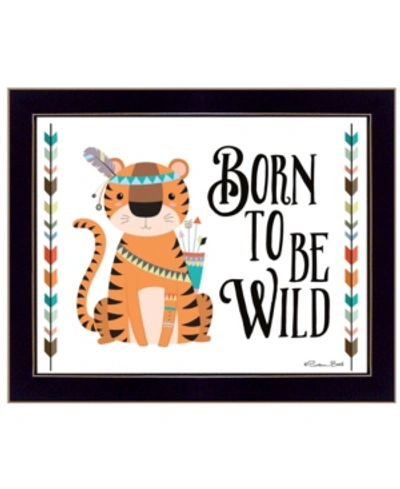 Trendy Decor 4u Born To Be Wild By Susan Boyer, Printed Wall Art, Ready To Hang, Black Frame, 14" X 18" In Multi