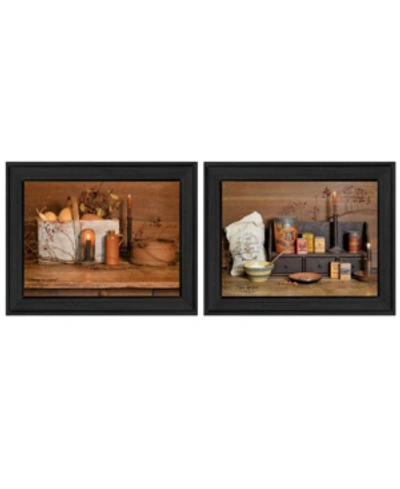 Trendy Decor 4u Baking Supplies Collection By Billy Jacobs, Printed Wall Art, Ready To Hang, Black Frame, 18" X 14" In Multi