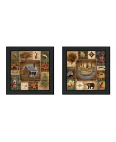 Trendy Decor 4u Up North Collection By Ed Wargo, Printed Wall Art, Ready To Hang, Black Frame, 21" X 21" In Multi