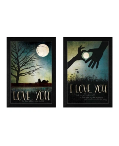Trendy Decor 4u Love Collection By Marla Rae, Printed Wall Art, Ready To Hang, Black Frame, 28" X 20" In Multi