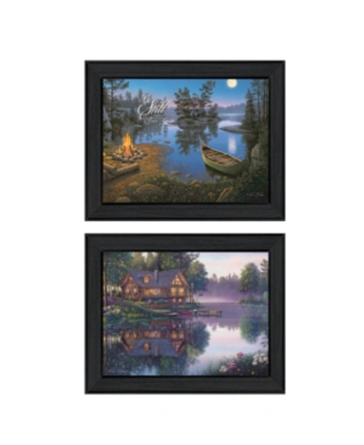 Trendy Decor 4u Cabin Fever Collection By Kim Norlien, Printed Wall Art, Ready To Hang, Black Frame, 54" X 21" In Multi
