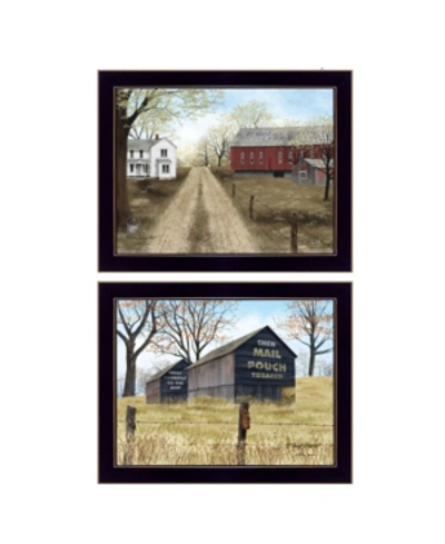 Trendy Decor 4u Scenic Country Collection By Billy Jacobs, Printed Wall Art, Ready To Hang, Black Frame, 36" X 14" In Multi