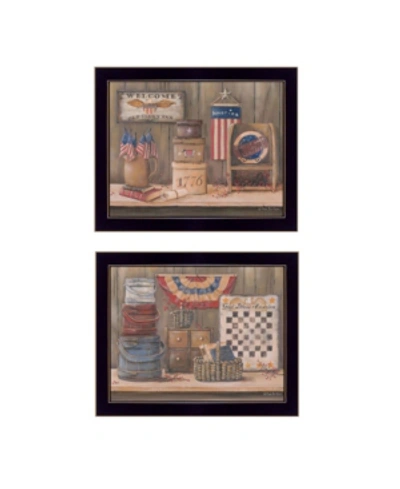Trendy Decor 4u Sweet Land Of Liberty Collection By Pam Britton, Printed Wall Art, Ready To Hang, Black Frame, 18" X In Multi