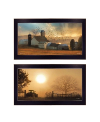 Trendy Decor 4u Light Of A New Day Collection By Lori Deiter, Printed Wall Art, Ready To Hang, Black Frame, 20" X 11 In Multi