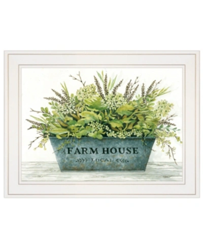 Trendy Decor 4u Farmhouse By Cindy Jacobs, Ready To Hang Framed Print, White Frame, 19" X 15" In Multi