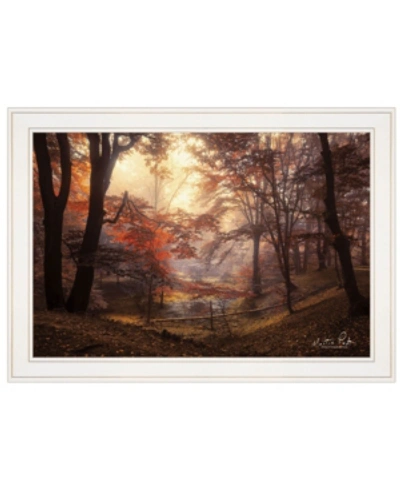 Trendy Decor 4u The Pool By Martin Podt, Ready To Hang Framed Print, White Frame, 27" X 15" In Multi