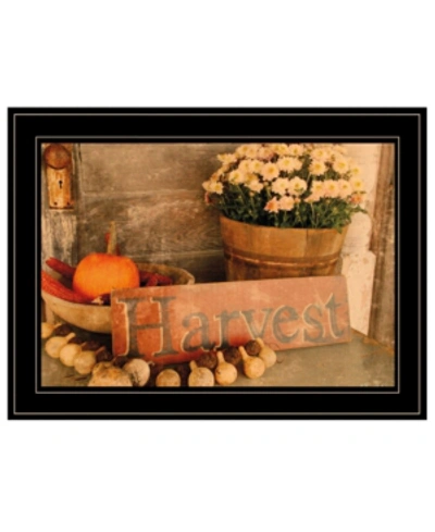 Trendy Decor 4u Autumn Harvest By Anthony Smith, Ready To Hang Framed Print, Black Frame, 19" X 15" In Multi