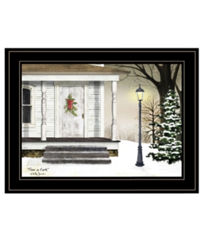Trendy Decor 4u Peace On Earth By Billy Jacobs, Ready To Hang Framed Print, Black Frame, 19" X 15" In Multi