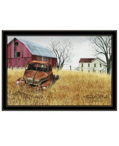 Trendy Decor 4u Granddad's Old Truck By Billy Jacobs, Ready To Hang Framed Print, Black Frame, 33" X 23" In Multi
