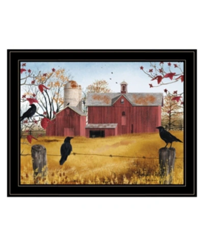 Trendy Decor 4u Autumn Gold By Billy Jacobs, Ready To Hang Framed Print, Black Frame, 27" X 21" In Multi