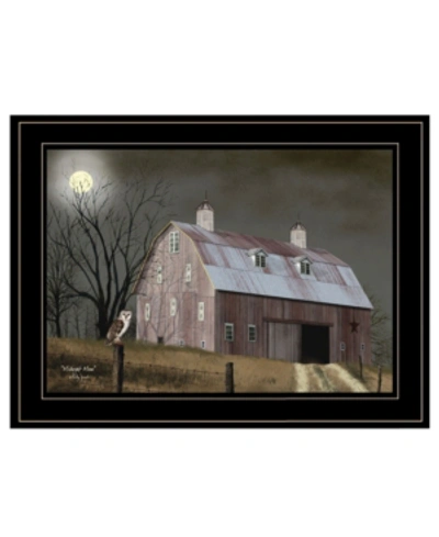 Trendy Decor 4u Midnight Moon By Billy Jacobs, Ready To Hang Framed Print, Black Frame, 19" X 15" In Multi