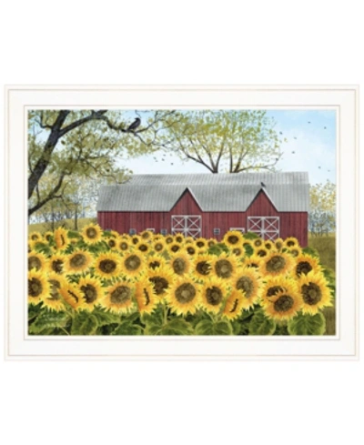 Trendy Decor 4u Sunshine By Billy Jacobs, Ready To Hang Framed Print, White Frame, 27" X 21" In Multi