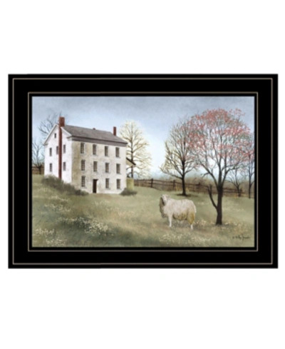 Trendy Decor 4u Spring At White House Farm By Billy Jacobs, Ready To Hang Framed Print, Black Frame, 21" X 15" In Multi