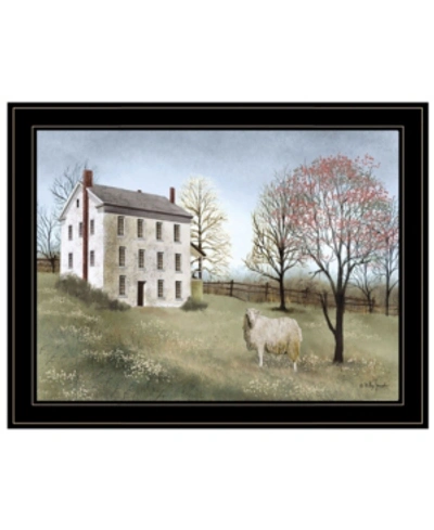 Trendy Decor 4u Spring At White House Farm By Billy Jacobs, Ready To Hang Framed Print, Black Frame, 27" X 21" In Multi
