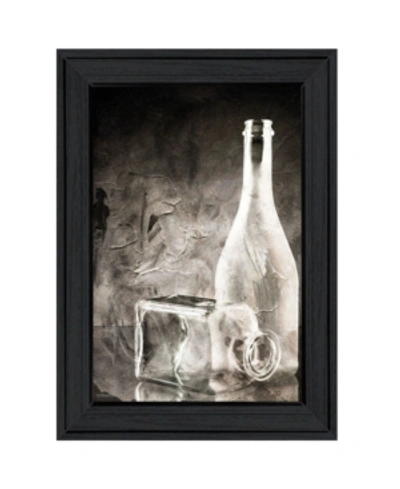 Trendy Decor 4u Moody Gray Glassware Still Life By Bluebird Barn, Ready To Hang Framed Print, Black Frame, 15" X 19" In Multi