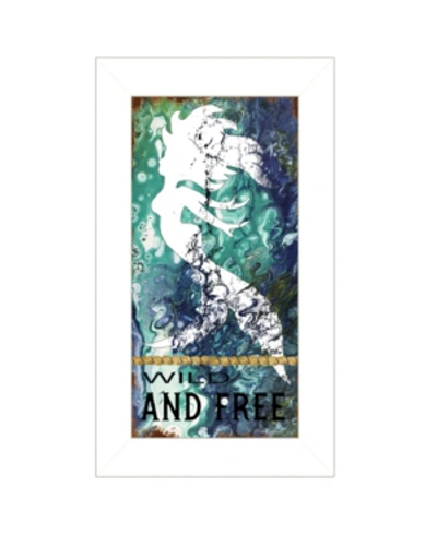 Trendy Decor 4u Wild And Free By Cindy Jacobs, Ready To Hang Framed Print, White Frame, 11" X 19" In Multi