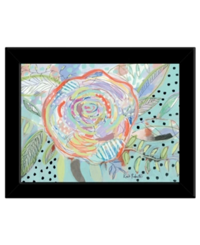 Trendy Decor 4u Bloom For Yourself By Kait Roberts, Ready To Hang Framed Print, Black Frame, 19" X 15" In Multi