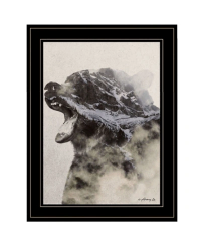 Trendy Decor 4u Bear Fog By Andreas Lie, Ready To Hang Framed Print, Black Frame, 15" X 19" In Multi