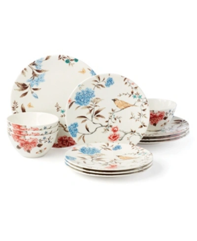 Lenox Sprig & Vine 12-pc Dinnerware Set, Service For 4 In White