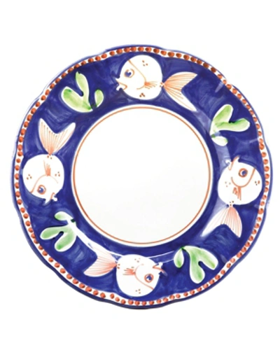 Vietri Campagna Service Plate/charger In Colbalt