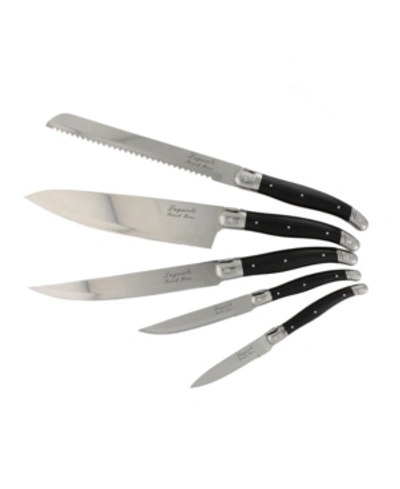 French Home 5 Kitchen Knife Blk In Black