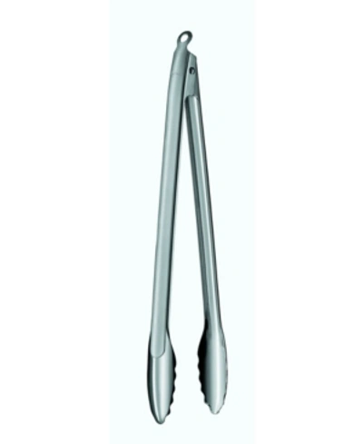 Rosle 18" Bbq Grill Locking Tongs In Silver